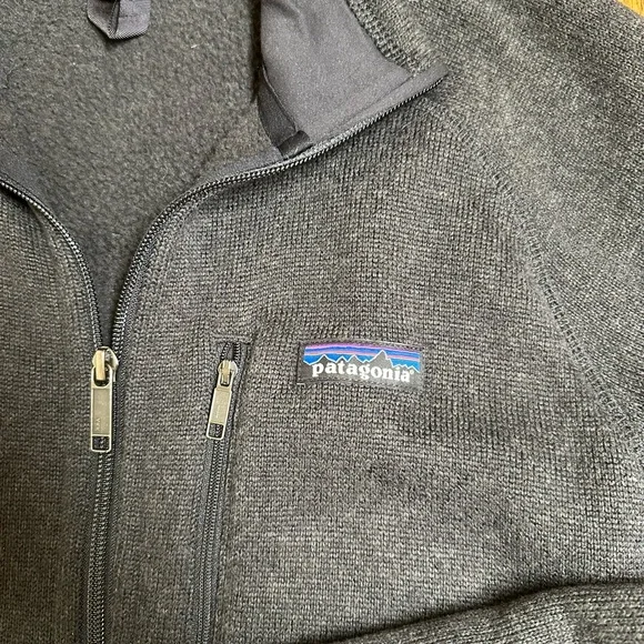 Patagonia Better Sweater Full Zip Black Fleece Jacket, Size Medium. - Picture 3 of 8